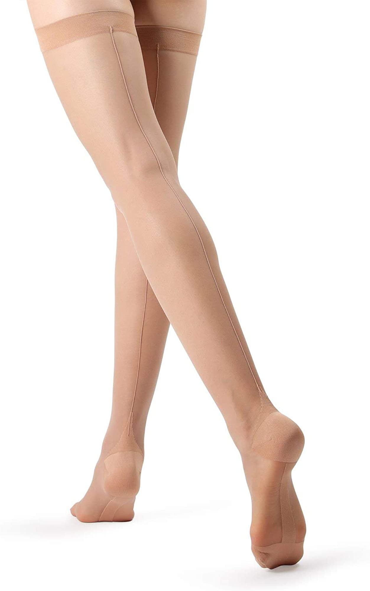 MeMoi Back Seam Thigh Highs Flirty 