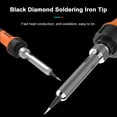 thumbnail image 3 of Soldering Iron Kit, 60W Intelligent Soldering Welding Pen with Ceramic Heater, 12-in-1 Solder Kit Tool, Adjustable Temperature 200 to 450℃, 5PCS Iron Tips, Solder Wire, Solder Stand, 3 of 9