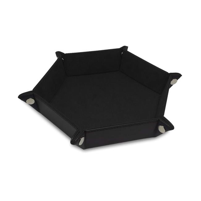 BCW Diversified BCDDTHEXBLK LX Hexagon Dice Tray, Black