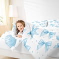 thumbnail image 3 of Erosebridal Blue Starfish Bow Knot Bedding Comforter Set 7-Piece for Girls,Ocean Theme Princess Bow King Bedding Sets for Teens Adults,Breathable Home Decor, 3 of 6