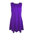 thumbnail image 2 of LEZMORE Women Summer Casual Swing T-Shirt Dresses Beach Cover up Loose Dress (US 4-22), 2 of 7