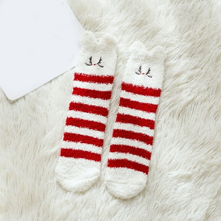 

10 pair Women Coral Socks Winter Cute Thick Floor Socks Adult Home Socks Color Random