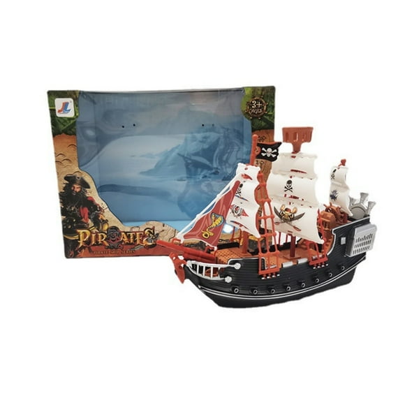 Exquisite Pirate Ship Toy Model - Rich in Details and Colors
