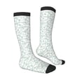 thumbnail image 3 of Balery Leaf Print Printed Novelty Socks Men's Women's Crew Socks Sports Socks Knee High Socks Cotton Socks Quirky and Cool Socks, 3 of 9