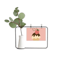 thumbnail image 1 of Strawberry Chocolate Sweet Ice Metal Picture Frame Cerac Vase Decor, 1 of 3