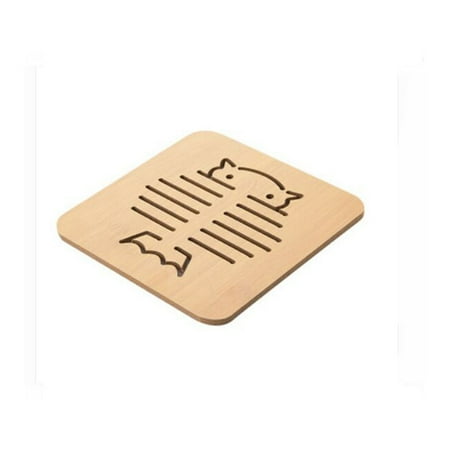 - Mallroom1 Pc Wood Heat Resistant Pad Pan Pot Mat Holder Kitchen Cooking Isolation Pad