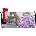 thumbnail image 5 of Coolnut Mailbox Covers Magnetic Oversize Eiffel Tower Winter Snow Seasonal Mail Wraps for Home Outdoor Decor, 25.4"x20.78", 5 of 5
