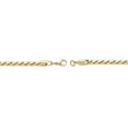 thumbnail image 5 of Metro Jewelry Gold Ion Plated Stainless Steel 4.5 MM Twist Chain Bracelet, 5 of 7