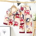 thumbnail image 4 of Conjuntos de pijama para niños, ropa de dormir con estampado de dibujos animados, informal, de manga larga, para Navidad, Otoño, 2021, 4 of 4