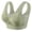 Green, variant on Bras for Older Women V-Neck Strappy Sports Bra No Underwire Support Smooth Bralettes Purple, Size XXXL