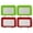 Green-Red 4pcs, variant on Shoreew Cold Meat Containers for Fridge Vacuum Freshness Food Storage Tray BPA-Free Airtight Container for Meal Prep