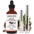 thumbnail image 1 of Aceite de ricino PURA D'OR Organic Jamaican Black 120 ml con cepillos, 1 of 6