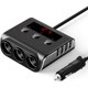 thumbnail image 1 of Distribuidor de coche para encendedor de cigarrillos, adaptador USB para cargador de coche de 120w Afortunado Sencillez, 1 of 2