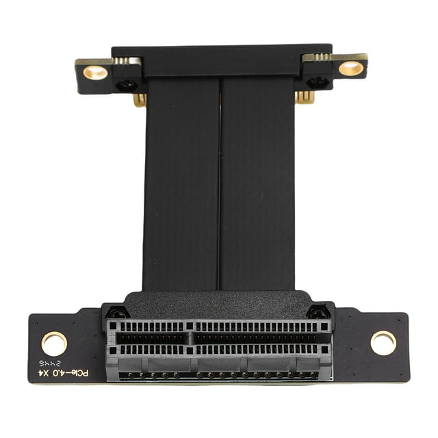 PCEI 4.0 Extension Cable, Flexible GPU Graphics Card Extension Cable, PCIe 4.0 4X Riser Cord, 8GB s Transfer Rate for PC Cases, AI Applications, Servers, Extreme Gaming