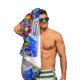 thumbnail image 5 of Rainbow Rangers Toalla de playa de secado rápido con diseño temático, regalo para mujeres y niñas, ideal para cumpleaños, fans, amantes de la música, uso en la playa o al aire libre, 78 × 150 cm, 5 of 6