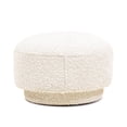 thumbnail image 3 of White Boucle, Faux Sheepskin | For Kids' Play Area | High Density Foam Support, 3 of 4