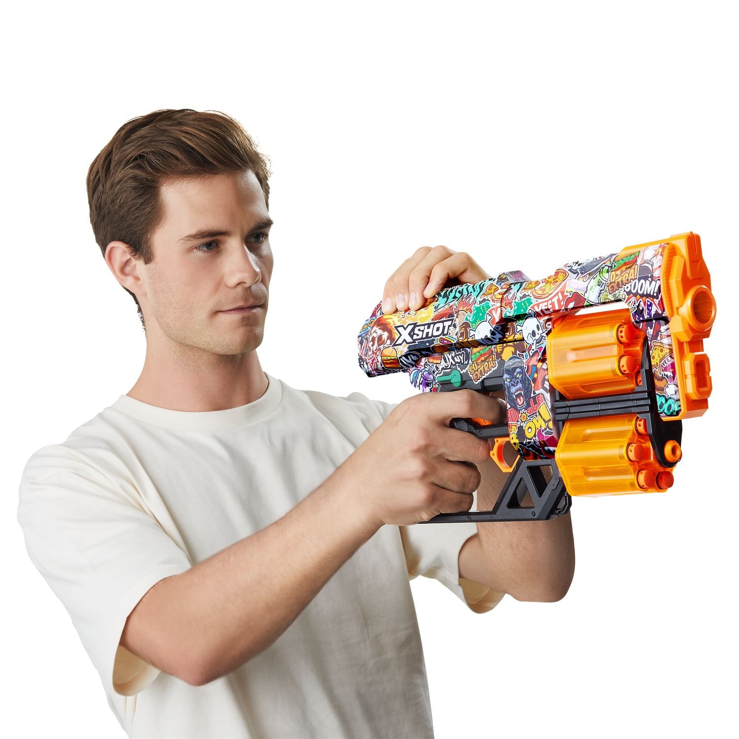 Pistolet à fléchettes X-Shot Skins Dread (12 fléchettes)