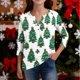 thumbnail image 5 of Blusas informales con cuello en V y mangas 3/4 para niños y niñas de 3 a 14 años, 5 of 6