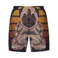 thumbnail image 4 of Lsque Mens Swim Trunks Pug dog Yoga Pattern - Bathing Suit Compression Liner - Beach Swim Shorts Swimwear - (S-3XL) - Stretch Quick Dry -3X-Large, 4 of 9