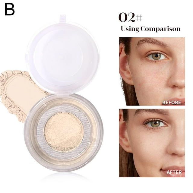 MAFFICK Poudre Libre Professionnelle Contrôle de l'Huile Anti-Sueur Maquillage Mat Longue Durée