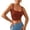 00-Red1498, variant on Women's Double Strap Crop Tank Scoop Neck Slim Fit Gym Workout Tops