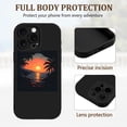 thumbnail image 2 of iPhone 15 Pro Case - Lightweight Yellowing Resistant with Tropical Sunset Design Silhouetted Palm Trees & Vibrant Colors for Ultimate Style & Protection, 2 of 6