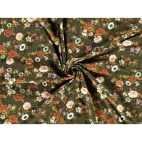 Minerva Cotton Jersey Stretch Knit Fabric Olive - per yard