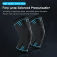 thumbnail image 4 of Bamboohart 1 Pcs Genouillère de Compression Élastique Respirante Genouillères Ressorts Protecteur de Sport Gym Basketball Volleyball Course, 4 of 9