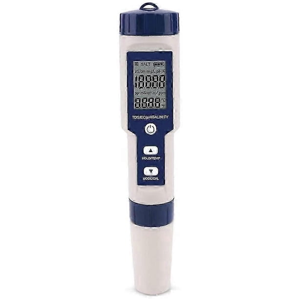 5 in 1 Digital Meter TDS / EC / PH / Salinity / Temperature Water quality monitoring tester