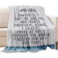 thumbnail image 1 of LHSHID Religious Gifts for Women Catholic Bible Verse Blanket Flannel Soft and Comfortable Anti static Bed Sofa Blanket 50x60in, 1 of 6