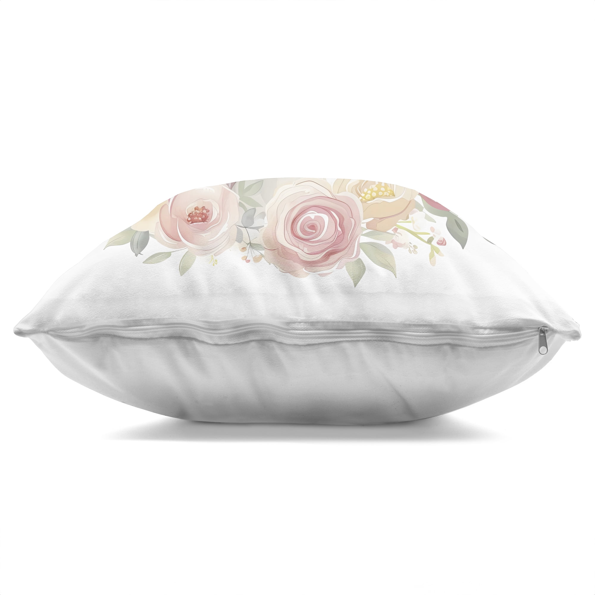 Stupell Industries Unicorn with Floral Wreath Decorative Printed Throw Pillow, design by Creative Studio