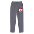 thumbnail image 3 of Men's Casual Hop Track Pants Solid Color Workout Joggers With Pocket and Design for Comfortable Stylish Wear, 3 of 4
