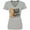 AC-Heather Grey, variant on Inktastic Never Stop Fighting Multiple Sclerosis Awareness Women's V-Neck T-Shirt