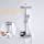 thumbnail image 2 of Hongchun Support de Douche à Main Remplaçable, Porte-Tête de Douche en Métal Support de Douche Réglable, Support de Douche à Main, pour Douche à Main Ou Pomme de Douche, Chromé, Pas de Forage, Argent, 2 of 5