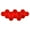 12pcs Red, variant on 6/12pcs 3D Mirror Wall Sticker Hexagon Decal Home Decor DIY Self-adhesive Mirror Decor Stickers Art Wall Decoration 126mm Large