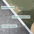thumbnail image 5 of Conrad's Limited Collections 4x6 Area Rug - Non Slip Indoor Area Rug - Ivory and Green Paint Strokes, 5 of 5