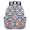 Beige, variant on Mexican Boho Flower Backpack for Adults, Breathable Adjustable Strap Casual Daypack, Lightweight Retro Floral Work Laptop Backpack