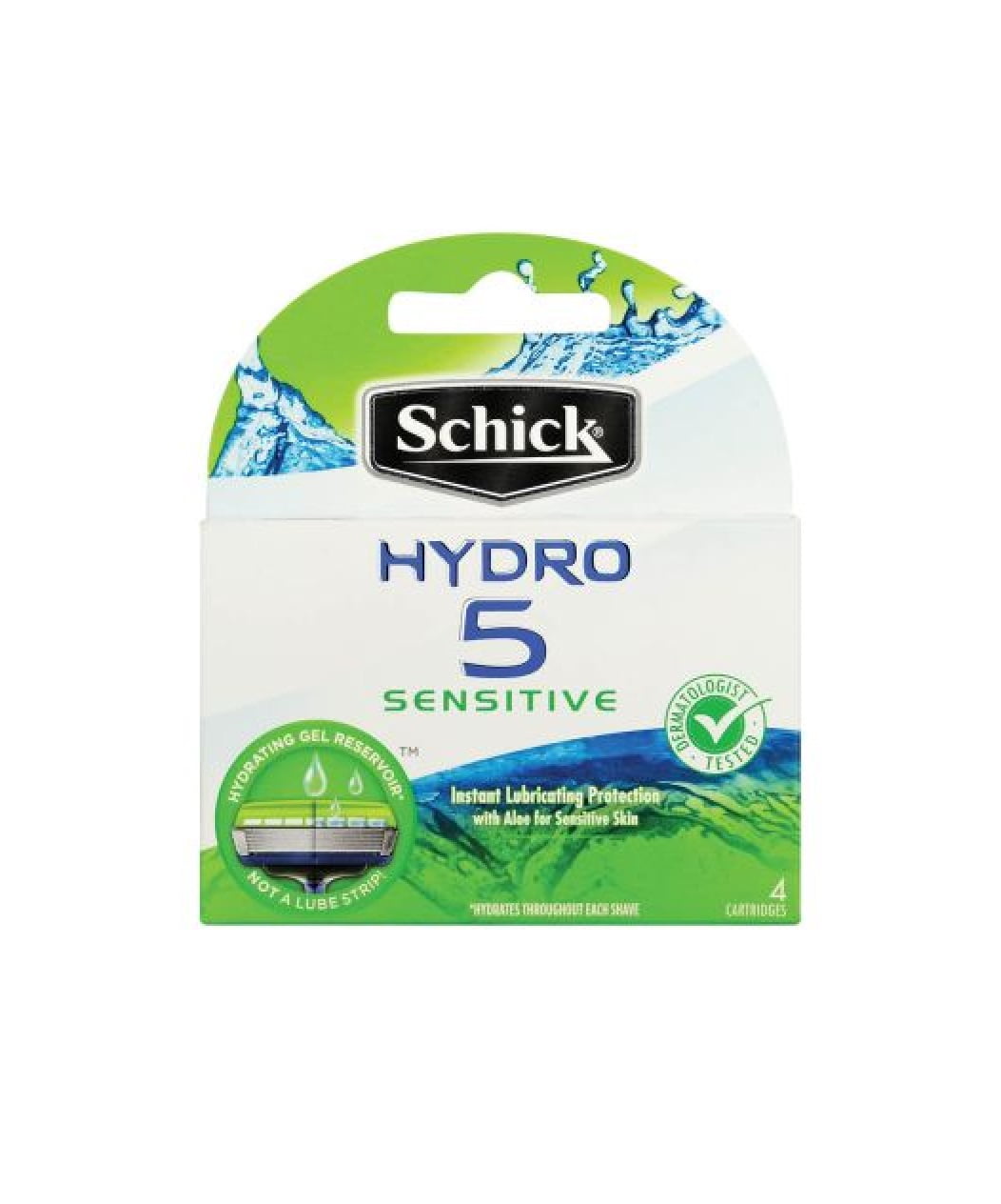 Schick Hydro 5 Sensitive Refill Razor Blade Cartridges, 4 ct