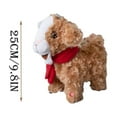 thumbnail image 4 of Christmas Animated Plush Goat - 9.8Inch Battery Operated Stuffed Animal with Red Scarf, Festive Holiday Motion Toy, 4 of 7