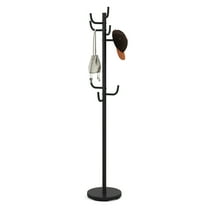 Costway Metal Coat Rack Hat Hanger Hooks Hall Entryway For Jacket Umbrella Tree Stand