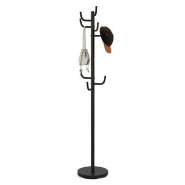 Costway Metal Coat Rack Hat Hanger Hooks Hall Entryway For Jacket Umbrella Tree Stand