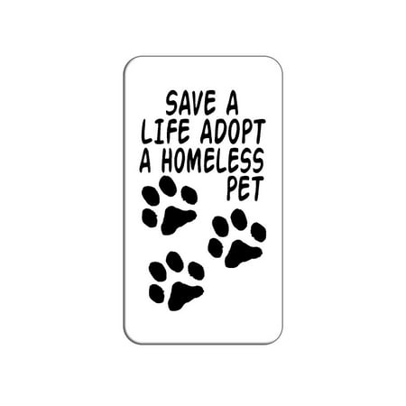 Save a Life Adopt a Homeless Pet - Dog Cat Adoption Lapel Hat Pin Tie