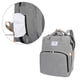 thumbnail image 4 of Bolsa de pañales multifuncional, portátil, plegable, de viaje para bebé, mochila grande, almohadillas para cambiar pañales, 4 of 12