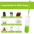 thumbnail image 4 of Bottle Brush Set, EEEkit 8pcs Bottle Cleaning Brush Set with Straw Brush, Long Handle Bottle Cleaner for Narrow Neck Bottles, Water Bottles, Wine and Beer Bottles, Green, 4 of 7