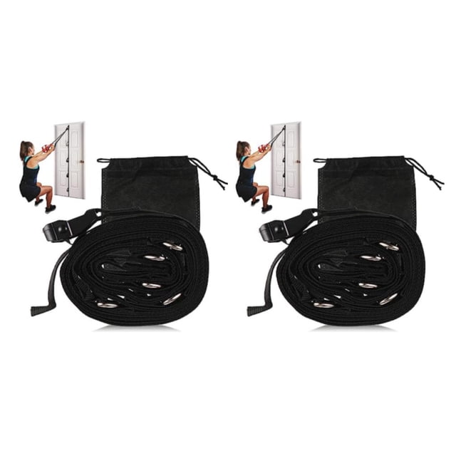 Baohd Resistance Bands With Door Anchor Straps Portable Fitness Tools For Home Workouts Door Anchor Band 5.1meter 2Set