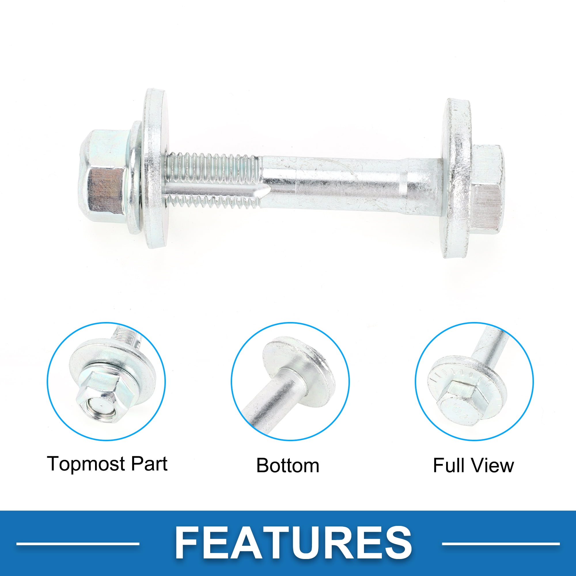 Unique Bargains Camber Alignment Bolt Kit For BMW X5 2007-2018 Metal Silver Tone