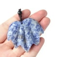 thumbnail image 4 of Beads Chakra Crystal Maple Leaf Pendant Rope Necklace Stone Quartz Healing Reiki, 4 of 9