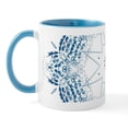 thumbnail image 2 of CafePress - Summer Beach Blue Coral Mugs - 11 oz Ceramic Mug - Novelty Coffee Tea Cup, 2 of 6
