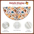 thumbnail image 3 of Defioc Cute Chickens for Christmas Tree Skirt Snowman Xmas Tree Skirt Farmhouse Christmas Decorations Tree Mat for Holiday Party Decor-30", 3 of 6