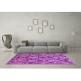 thumbnail image 3 of Ahgly Company Indoor Rectangle Abstract Purple Modern Area Rugs, 2' x 4', 3 of 4